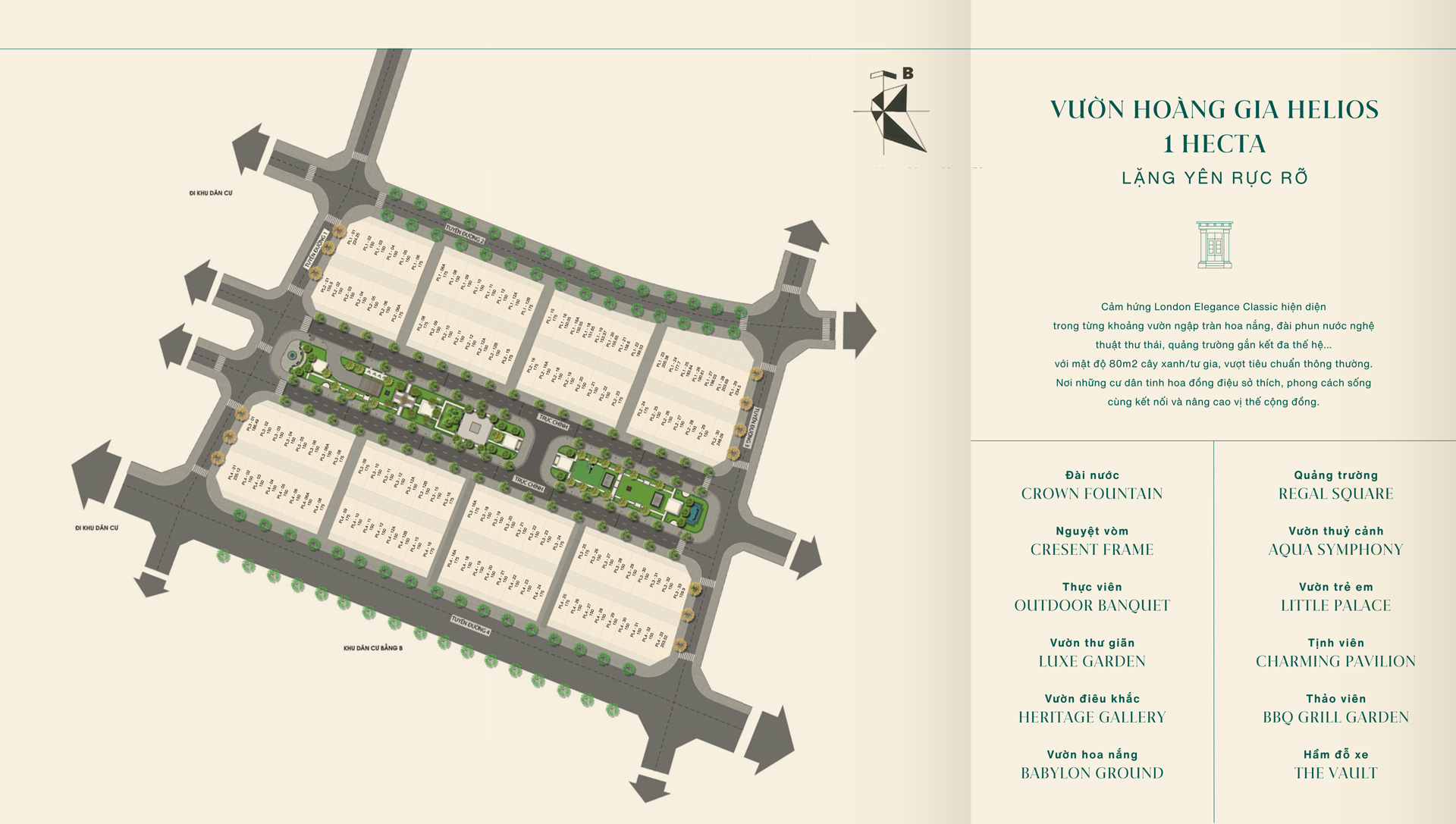 Quy mô, mặt bằng , thiết kế dự án